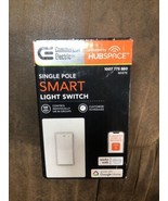 Smart Light Switch Wi-Fi Bluetooth HUBSPACE GOOGLE ALEXA Single Pole White - $12.86