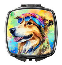 Collie Art Square Compact Mirror - $15.95