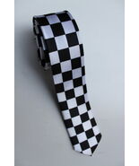 Black White #9 Box striped 5cm Necktie - $19.99