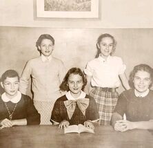 1955 Maskeraders Real Photo Maskers Officers Promo For Oracle Magazine E88R - $56.32 CAD