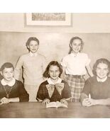 1955 Maskeraders Real Photo Maskers Officers Promo For Oracle Magazine E88R - €34,34 EUR