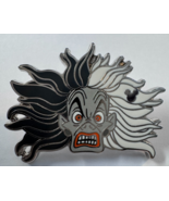 Disney 2019 Hidden Mickey Villains Faces Cruella Wild Hair #133635 Pin - $18.98 CAD