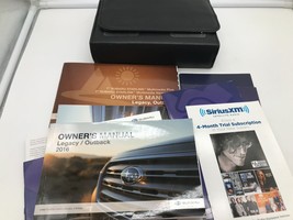 2016 Subaru Legacy Outback Owners Manual Set with Case OEM A03B27004 - $44.99