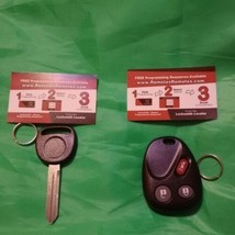 New Replacement key fob car remote &amp; uncut ignition key - £20.15 GBP
