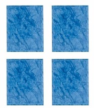 Pack of 4 Bright Blue Marble Finish Blank Wood Plaque 4.25&quot; x 6&quot;  $5.95 ... - $23.80
