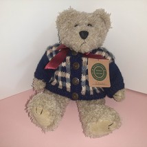 Boyd&#39;s Bears Weaver Bearwear Sweater &amp; Bow 5 Jointed Bear 90s Archive w/Tag - £15.48 GBP