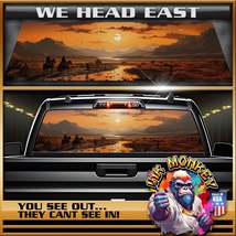 We Head East - Truck Back Window Graphics - Customizable - £46.11 GBP+