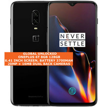 OnePlus 6T 8gb 128gb Octa-Core 20mp Impronte 6.41 &quot; Android 9.0 Smartpho... - £275.41 GBP+