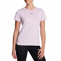 Puma T-Shirts for Women - Short-Sleeve Crewneck T-Shirt (Pink, XS) - $24.98