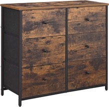 Dresser For Bedroom, Chest Of Drawers, 6 Drawer, Closet Fabric Dresser With - £77.12 GBP