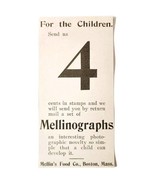 Mellin&#39;s Food Mellinographs Film 1897 Advertisement Victorian Baby Food ... - $27.34 CAD