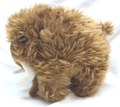 JAAG Plush FUZZY BROWN WOOLY MAMMOTH 6&quot; Plush STUFFED ANIMAL Toy - £14.64 GBP