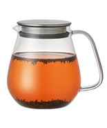 Kinto 720 ml Unitea Glass Teapot with Stainless Steel Strainer in Lid - £29.50 GBP