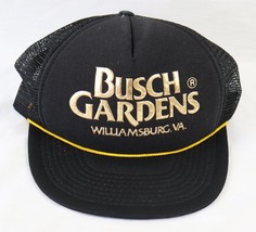 VINTAGE Busch Gardens Williamsburg VA Adjustable Cap Hat Snapback - £15.52 GBP