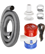 Submersible Boat Bilge Water Pump Bilge Pump Plumbing Kit PVC Bilge Pump... - $53.58