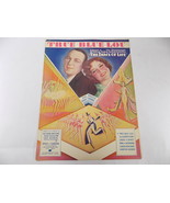 ANTIQUE SHEET MUSIC MOVIE SCORE The Dance of Life 1929 TRUE BLUE LOU - $12.17 CAD