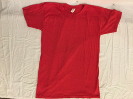 NWOT&#39;s Military Style Marine Red Tee-Swing Short Sleeve Shirt 50/50 Medium - £10.95 GBP