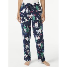 Women&#39;s Joyspun Polar Bear Flannel Lounge Pajama Pants Size 2X 18W-20W Nwt - £6.27 GBP