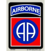 US Army Airbone Sticker (3&quot;x4-1/4&quot;) - £6.62 GBP