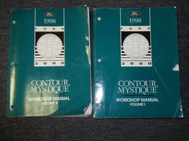 1998 Ford Contour &amp; Mercury Mystique Repair Shop Service Manual Set 2 Volume - $13.92