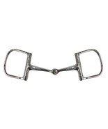 English or Western Saddle Horse D Ring Snaffle Bit 5&quot; Slow Twist Mouthpiece - £15.68 GBP