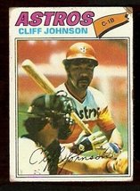 Houston Astros Cliff Johnson 1977 Topps # 514 fair/good - £0.39 GBP