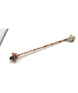 WAND CHRYSOCOLLA AND AQUA CALCITE COPPER CHAKRA WAND FOR INTENTION - $77.00
