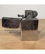 Vintage Zippo Slim 1968 engraved “BAR” bad hinge  - $24.22 CAD