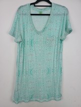 Honeydew Sleepwear T Shirt Dress Large Womens V Neck Short Sleeve Pullover - £12.36 GBP
