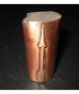 Vintage Copper Brass LAS VEGAS NEVADA Lighter Case Holder - $373.69 MXN