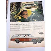 Vintage Rare Chevrolet Chevy Caprice Station Wagon Wood Panel Original Magazine - £10.10 GBP