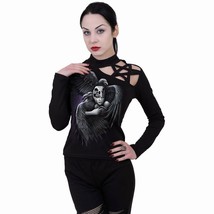 Spiral direct guardian angels Pentagram Shoulder Long sleeve Top gothic new - £26.37 GBP