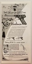 1956 Print Ad Colt Woodsman Sport Model Pistol Hartford,CT - $9.28