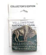 Bison Yellowstone National Park WY Hiking Staff Walking Stick Medallion ... - £14.17 GBP