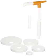 San Jamar Plastic&#39;S White 6 Pc. Mega Pump And Pump Set. - $59.99