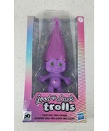 Good Luck Trolls Doll 60th Anniversary Classic Purple 2019 Green Eyes - $46.72 CAD