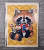 Vintage 80&#39;s MEAD Critter Sitters Spiral Notebook Raccoon and Mouse Unused USA - £20.94 GBP