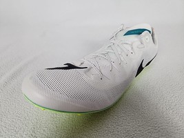 Nike Ja Fly V4 Sprint Track Shoes Size 8 Men&#39;s White Black Spikes DR2741... - $68.99