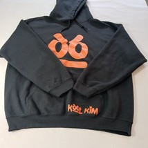 Gildan Heavy Blend KOOL HIM Men Black Cotton Blend Pullover Hoodie Sweatshirt L image 11