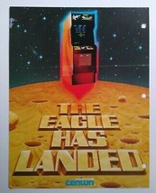 Eagle Arcade FLYER Original Video Game Vintage Promo Art Retro 1980  - $21.38
