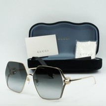 GUCCI GG1322SA 001 Gold/Grey Gradient 64-16-135 Sunglasses New Authentic - £223.47 GBP