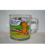Mc Donald&#39;s 1980&#39;s - JIM DAVIS - GARFIELD Glass Cup - $20.51 CAD
