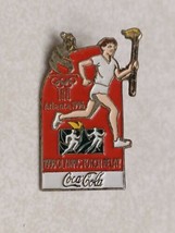 Vintage Olympic Pin Atlanta 1996 Olympic Torch Relay Coca-Cola Metal Pin - $19.60