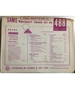 1960 SAMS Photofact vintage schematics folder set #488 Toshiba Tandberg ... - $13.49 CAD