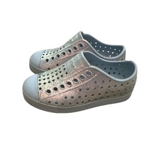 Native Jefferson Blue Glitter Shoes toddler Size 8 - $17.82