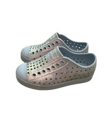 Native Jefferson Blue Glitter Shoes toddler Size 8 - $17.82