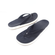 Olukai Nu&#39;a Pi&#39;o Sandals Womens Size 10 Flip Flops Black 20445-4040 - £28.21 GBP