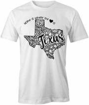STATE MANDALA TEXAS TShirt Tee Short-Sleeved Cotton CLOTHING HEART S1WSA807 - $17.99+