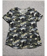 Scrubstar Forest Camo Scrub Top Green Size M Short Sleeve KG JD - €12,93 EUR