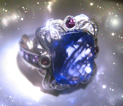 Haunted Djinn Ring Solomon&#39;s Blue Moon Rare Gifts Genie Vessel Ooak Magick - £182.06 GBP
